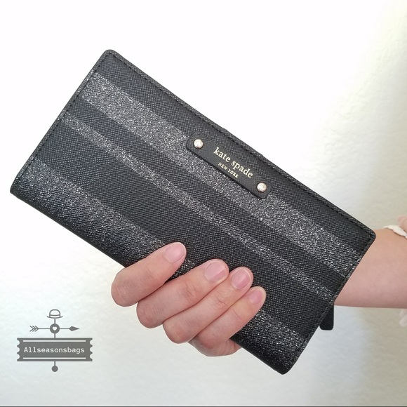 Kate spade NY Stacy HANI Haven Wallet stripe NWT - Picture 4 of 6